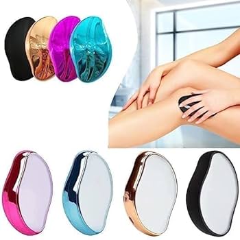 Crystal Hair Remover for Women & Men | Reusable Nano Glass Hair Removal Eraser for Legs, Arms & Body | Painless Hair Removal Tool