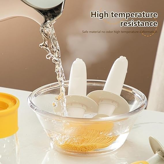 200ml Plastic 2 in 1 Oil Dispenser Bottle with Silicone Brush – Leakproof Kitchen Oil Bottle for Cooking, BBQ, Baking & Frying