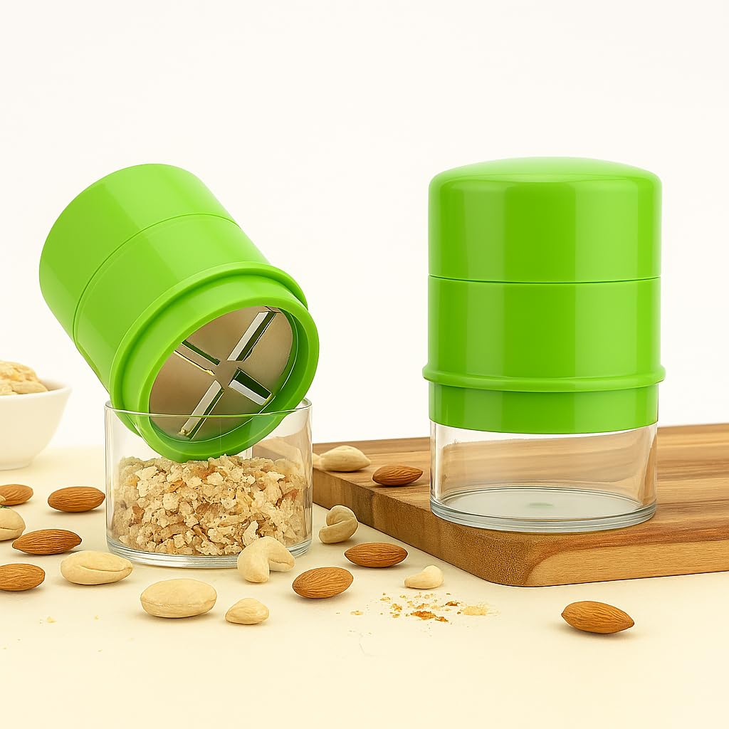 Dry Fruit & Nut Cutter Slicer – Manual Almond, Cashew, Pista & Walnut Slicer for Kitchen Dry Fruit Chopping