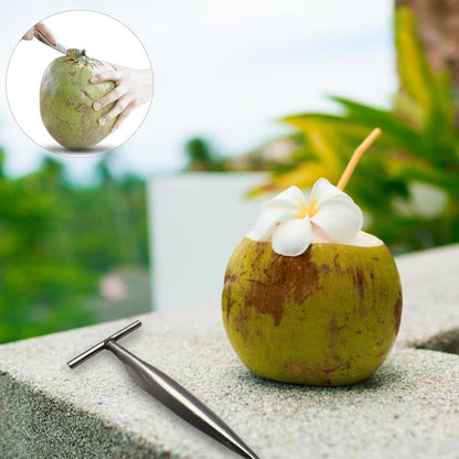 Stainless Steel Coconut Opener Tool – Coconut Driller Knife for Easy Coconut Water Opening (Pack of 1)