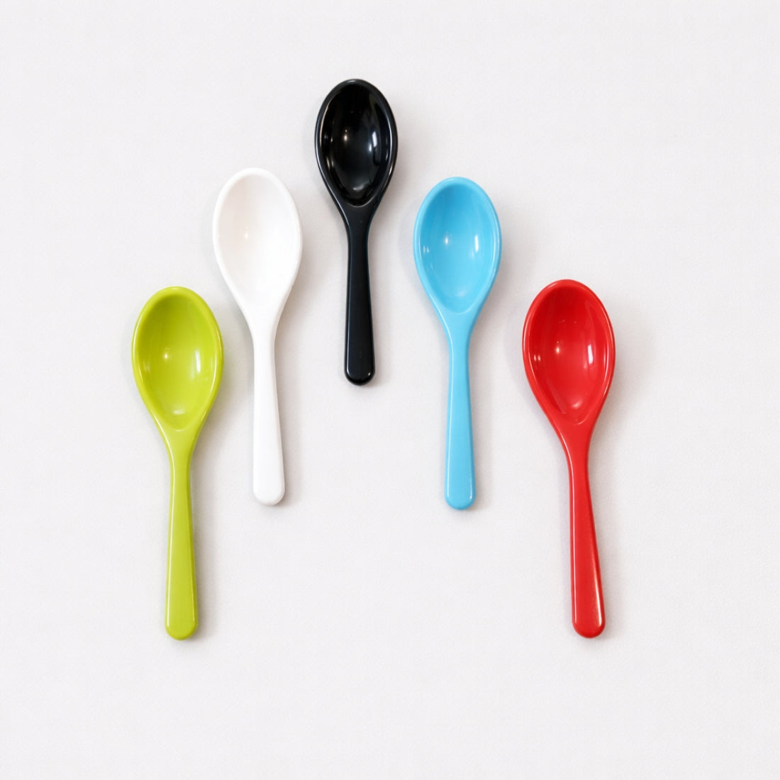 Mini Plastic Spice Spoons Set of 10 (3 Inch) – Small Measuring Spoons for Masala Box, Tea, Coffee, Sugar & Kitchen Spices
