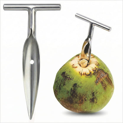 Stainless Steel Coconut Opener Tool – Coconut Driller Knife for Easy Coconut Water Opening (Pack of 1)