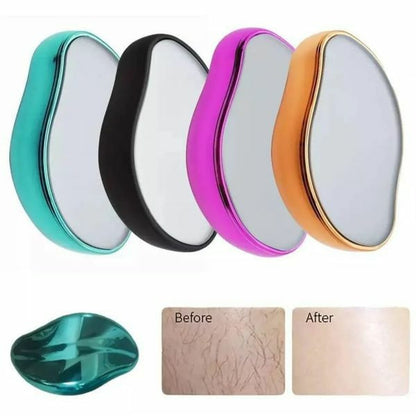 Crystal Hair Remover for Women & Men | Reusable Nano Glass Hair Removal Eraser for Legs, Arms & Body | Painless Hair Removal Tool