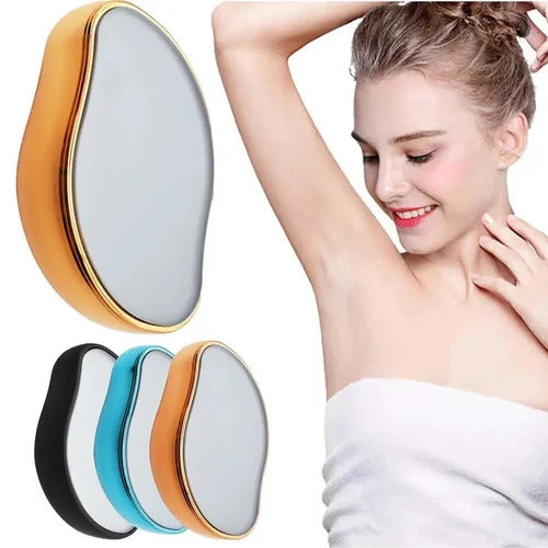 Crystal Hair Remover for Women & Men | Reusable Nano Glass Hair Removal Eraser for Legs, Arms & Body | Painless Hair Removal Tool